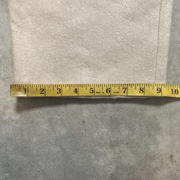 The Frankie Shop‎ Pants Womens Large Layton Boiled Wool Suit Pant Pleated Beige - Picture 6 of 13